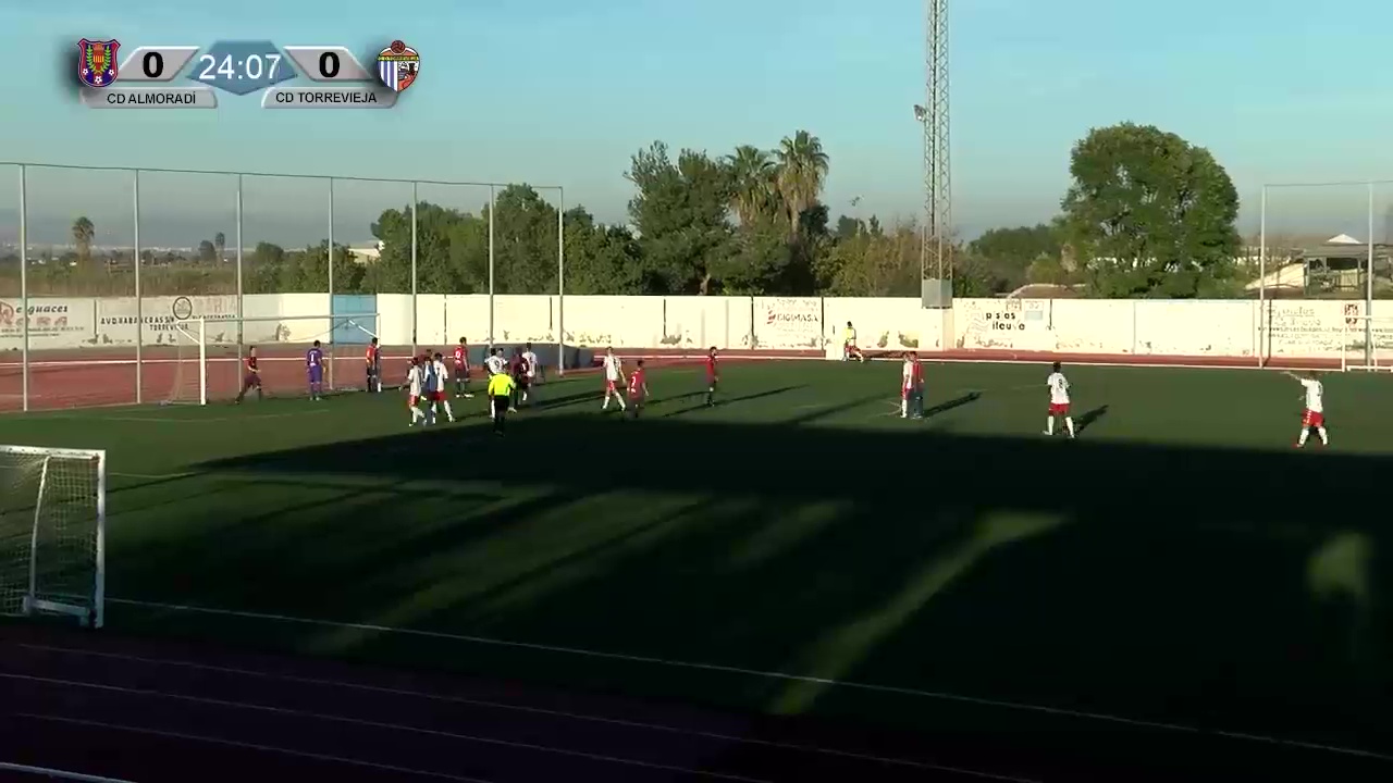 Primera parte del partido CD Almoradí - CD Torrevieja